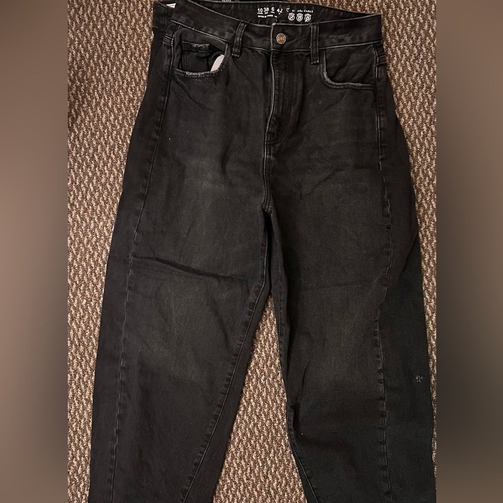 Primark Women's Black Barrel Jeans
